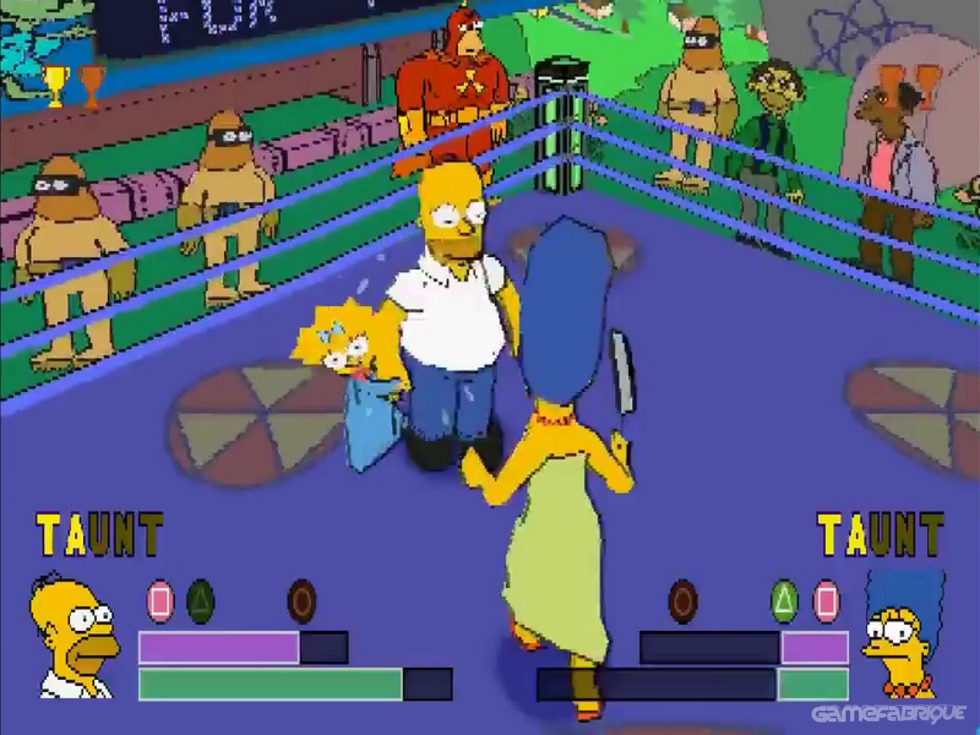 Simpsons Wrestling Ps1 Controls