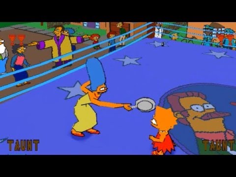 The simpsons wrestling characters names